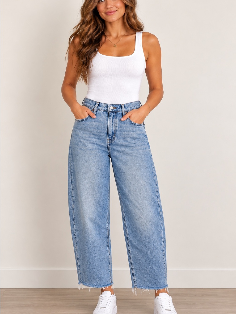 Banana Republic Barrel Fit Light Wash Jeans